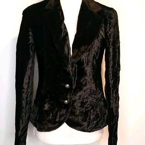 Calvin Kein Black Velvet Blazer